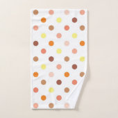 Polka-Punktmuster Badhandtuch Set (Handtuch)