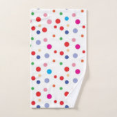 Polka-Punktmuster Badhandtuch Set (Handtuch)