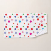 Polka-Punktmuster Badhandtuch Set (Handtuch)