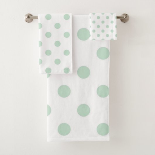 Polka-Punktmuster Badhandtuch Set (Insitu)
