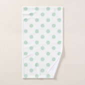 Polka-Punktmuster Badhandtuch Set (Handtuch)