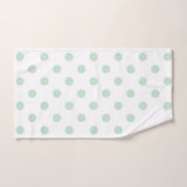 Polka-Punktmuster Badhandtuch Set (Handtuch)
