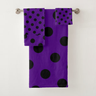 Polka-Punktmuster Badhandtuch Set