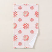 Polka-Punktmuster Badhandtuch Set (Handtuch)