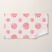 Polka-Punktmuster Badhandtuch Set (Handtuch)
