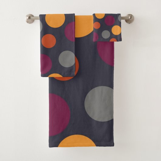 Polka-Punktmuster Badhandtuch Set (Insitu)