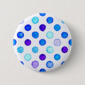Polka-Punktmuster Button (Vorderseite)