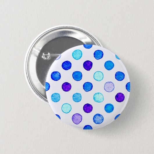 Polka-Punktmuster Button (Vorne & Hinten)