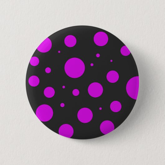 Polka-Punktmuster Button (Vorderseite)