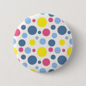 Polka-Punktmuster Button (Vorderseite)