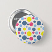 Polka-Punktmuster Button (Vorne & Hinten)