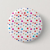 Polka-Punktmuster Button (Vorderseite)