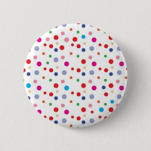 Polka-Punktmuster Button (Vorderseite)
