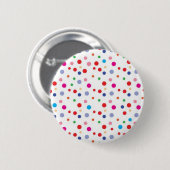 Polka-Punktmuster Button (Vorne & Hinten)