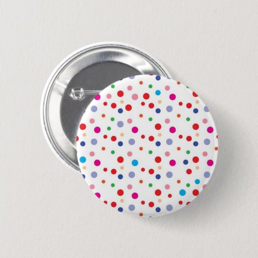Polka-Punktmuster Button (Vorne & Hinten)