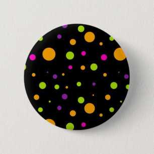 Polka-Punktmuster Button