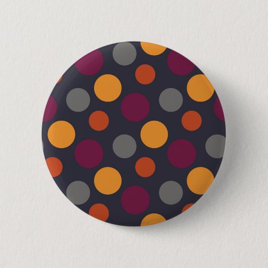 Polka-Punktmuster Button (Vorderseite)
