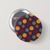 Polka-Punktmuster Button (Vorne & Hinten)