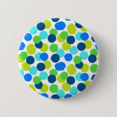 Polka-Punktmuster Button (Vorderseite)
