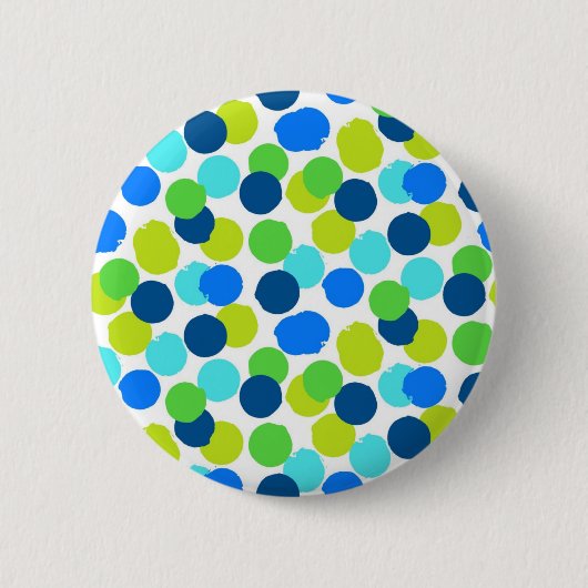 Polka-Punktmuster Button (Vorderseite)