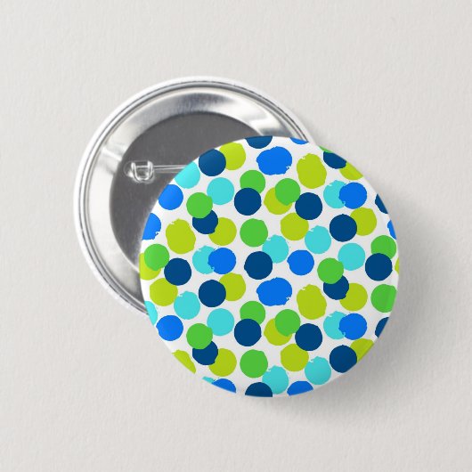 Polka-Punktmuster Button (Vorne & Hinten)