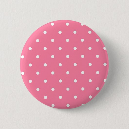 Polka-Punktmuster Button (Vorderseite)