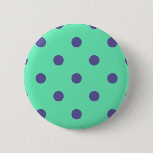 Polka-Punktmuster Button (Vorderseite)
