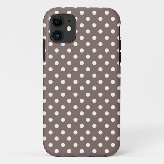 Polka-Punktmuster Case-Mate iPhone Hülle (Rückseite)