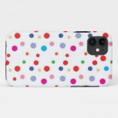 Polka-Punktmuster Case-Mate iPhone Hülle (Rückseite (Horizontal))