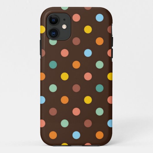 Polka-Punktmuster Case-Mate iPhone Hülle (Rückseite)