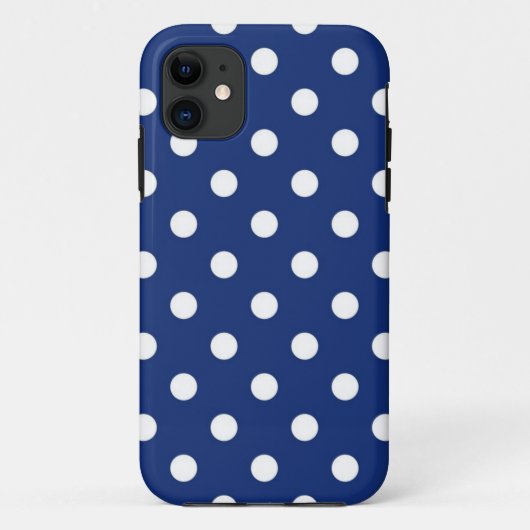 Polka-Punktmuster Case-Mate iPhone Hülle (Rückseite)