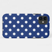 Polka-Punktmuster Case-Mate iPhone Hülle (Rückseite (Horizontal))