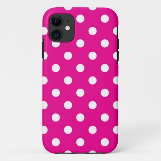 Polka-Punktmuster Case-Mate iPhone Hülle (Rückseite)