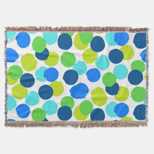 Polka-Punktmuster Decke (Vorderseite)