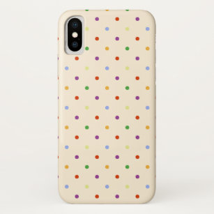 polka-Punktmuster des petite Regenbogens des 80ers Case-Mate iPhone Hülle
