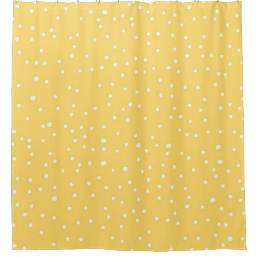 Polka-Punktmuster Duschvorhang (Vorderseite)