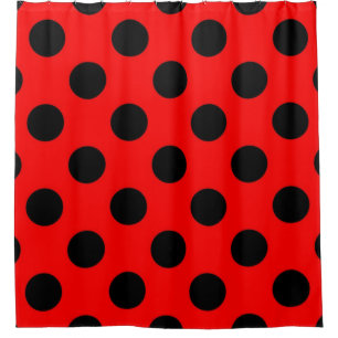Polka-Punktmuster Duschvorhang