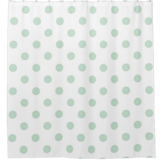 Polka-Punktmuster Duschvorhang (Vorderseite)