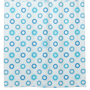 Polka-Punktmuster Duschvorhang