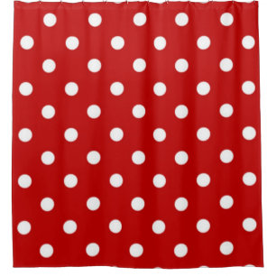 Polka-Punktmuster Duschvorhang