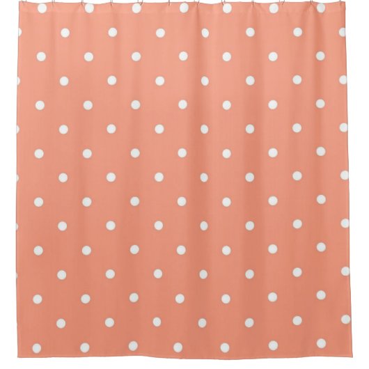 Polka-Punktmuster Duschvorhang (Vorderseite)