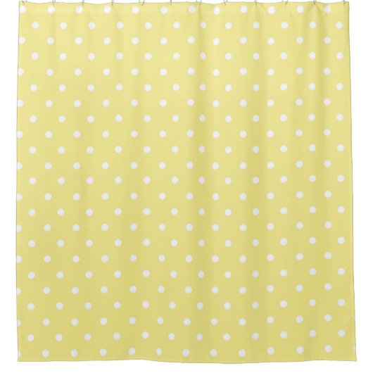 Polka-Punktmuster Duschvorhang (Vorderseite)