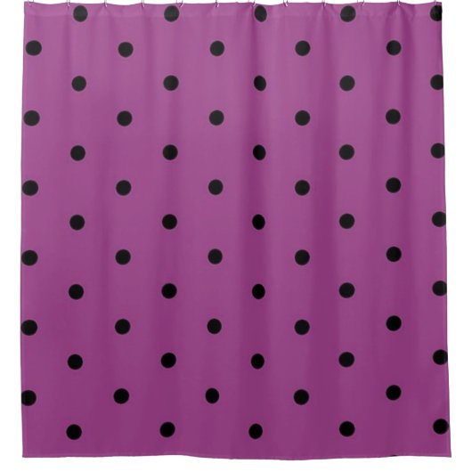 Polka-Punktmuster Duschvorhang (Vorderseite)