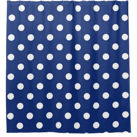 Polka-Punktmuster Duschvorhang (Vorderseite)