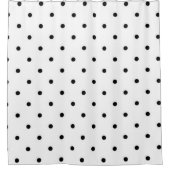 Polka-Punktmuster Duschvorhang (Vorderseite)