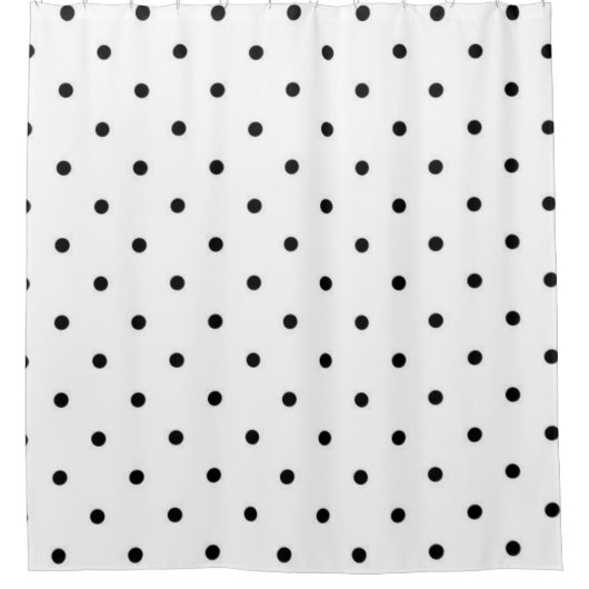 Polka-Punktmuster Duschvorhang (Vorderseite)