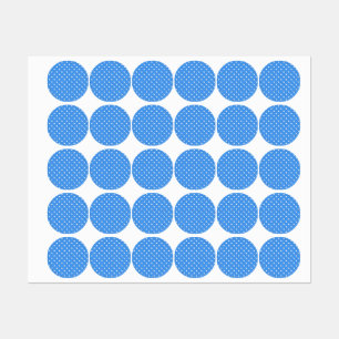 Polka-Punktmuster Etiketten