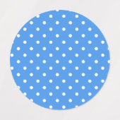 Polka-Punktmuster Etiketten (Design 2)