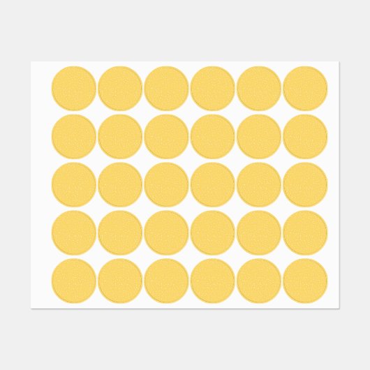 Polka-Punktmuster Etiketten (Blatt)