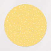 Polka-Punktmuster Etiketten (Design 1)